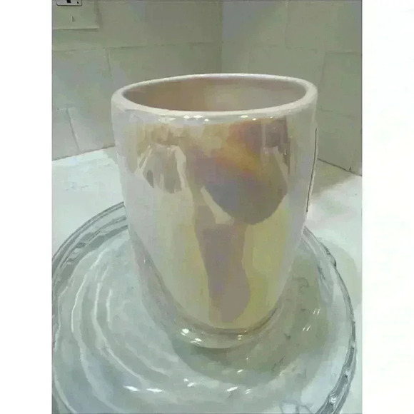 Rae Dunn Valentines Day CUTIE PIE Mug Iridescent Ceramic w/ Black by Magenta - Picture 6 of 10